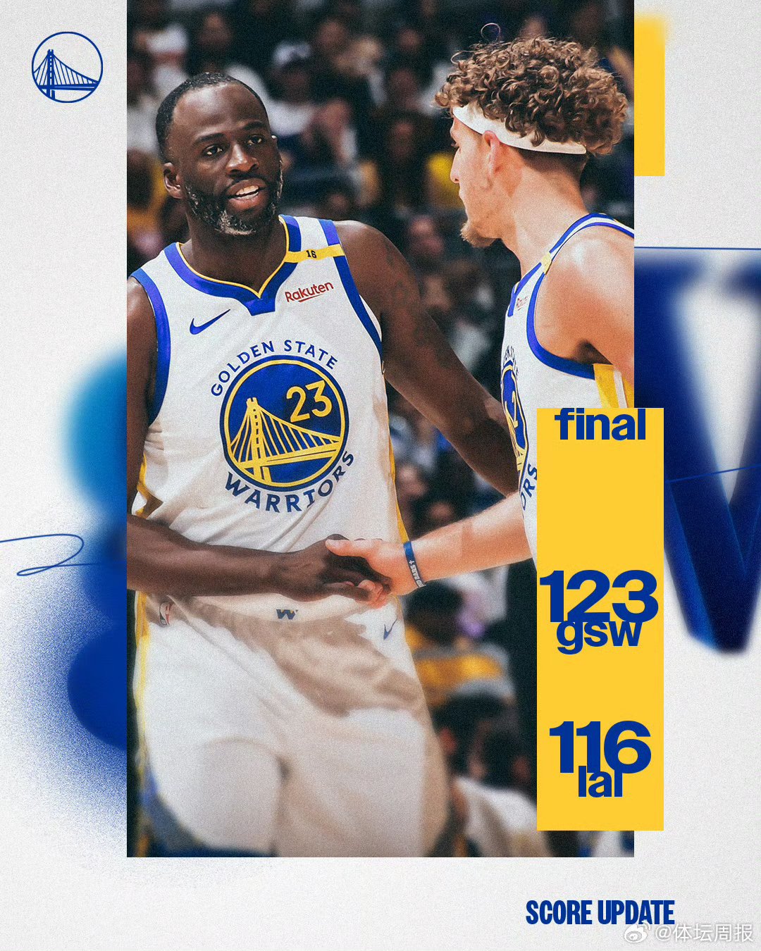 勇士双星砍下分逆转湖人取胜的简单介绍